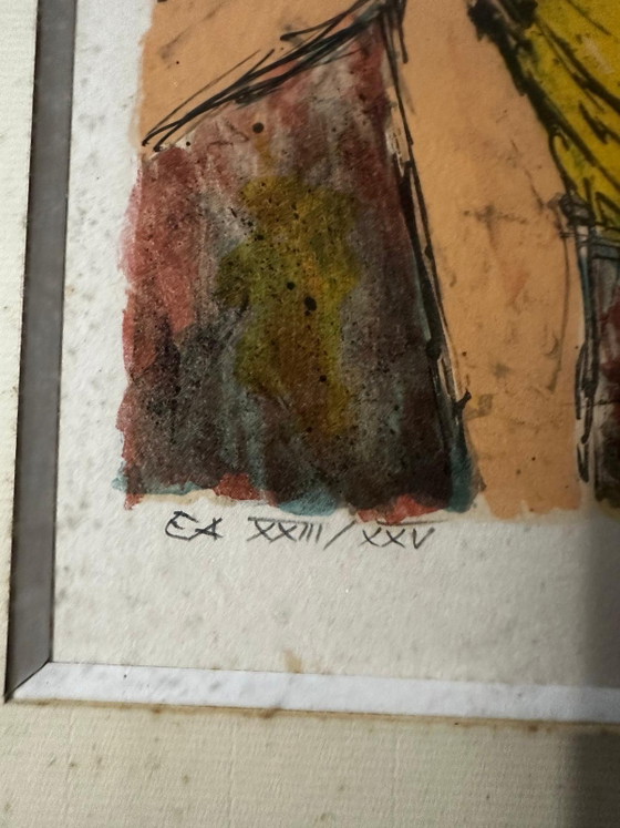 Bertoldot Taubert (1915–1974), Mutter und Kind, Lithografie, signiert EA 23/25, gerahmt (photo 5 of 14)