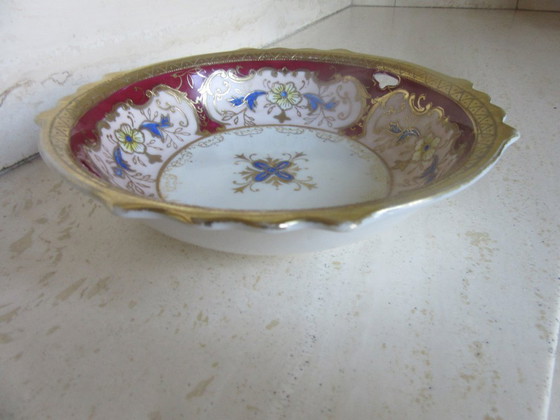 Decoratieve schaal, rood en goud, Schalen, Keramiek, Klassiek (foto 4 van 12)
