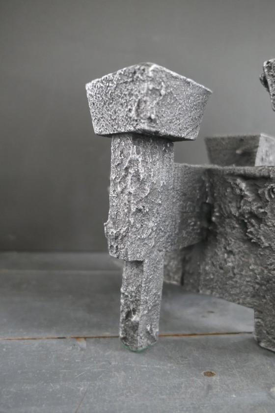 Image 1 of Vintage Brutalist candlestick Design Willy Ceysens