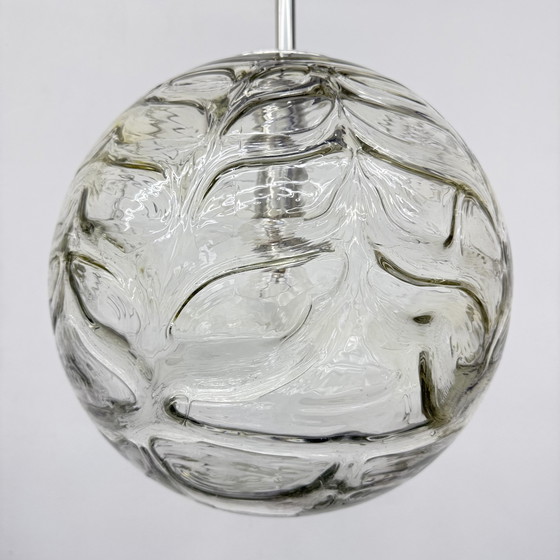 Image 1 of Suspension Doria en verre leuchten , 1970