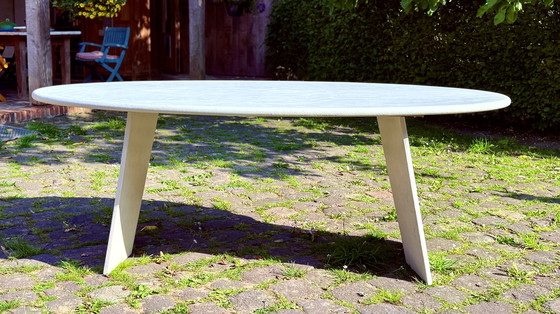 Image 1 of Handmade mortex dining table japandi style