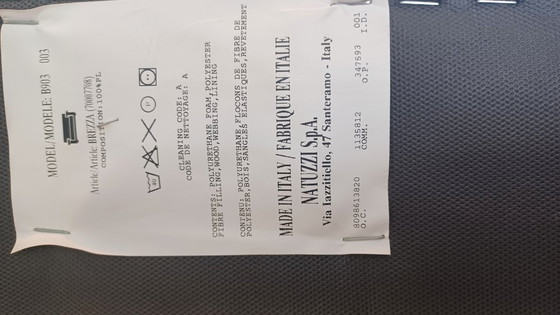 Image 1 of Natuzzi armchair with footstool