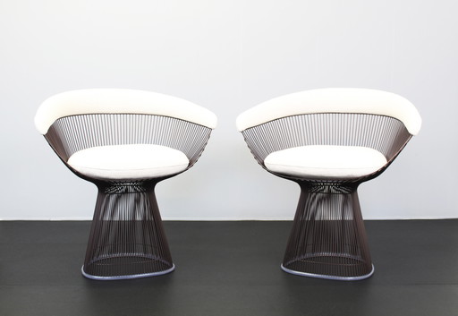 2X Chairs Knoll Warren Platner Bronzo E Cato Seats