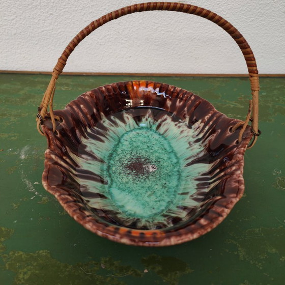 Image 1 of Vintage Fat lava schaaltje serveerschaaltje West Germany keramiek 545  