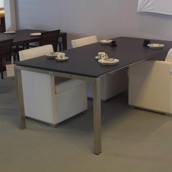 Image 1 of Manutti Zendo garden table - 215x105 with Flow garden chair (set of 4)