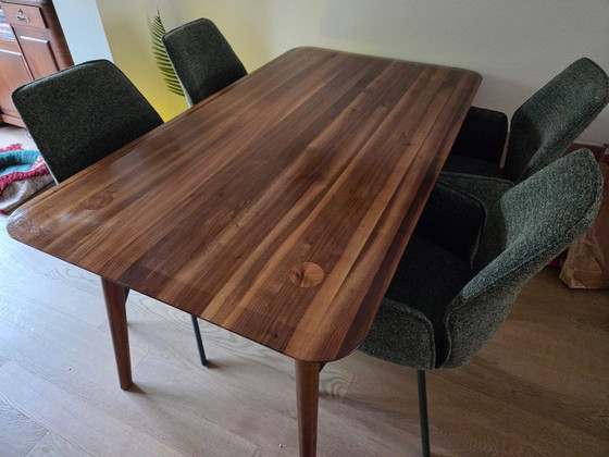 Image 1 of Sav&Okse walnut dining table