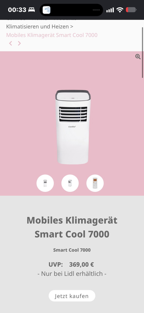 Condizionatore Comfee (Ventilatore da Stanza) Mobile 7000 – Paraventi, Plastica (photo 6 of 6)