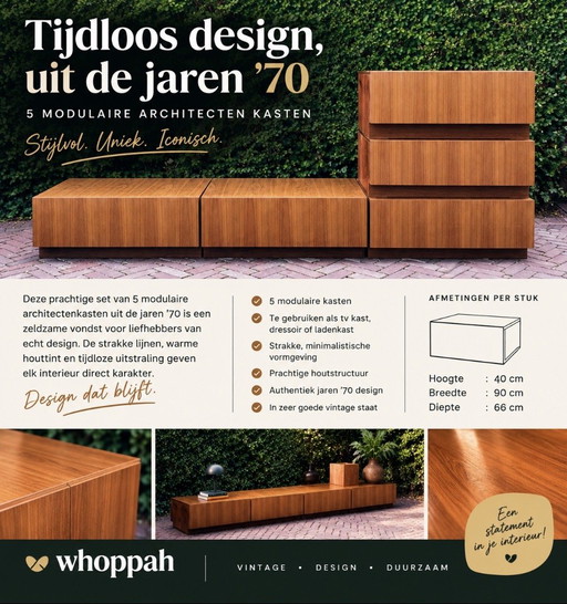 Tijdloze design architecten kasten