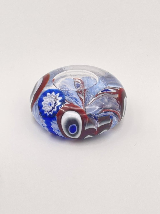 Image 1 of Livio Campanella 7 Briefbeschwerer aus Muranoglas in Millefiori mit Murrine