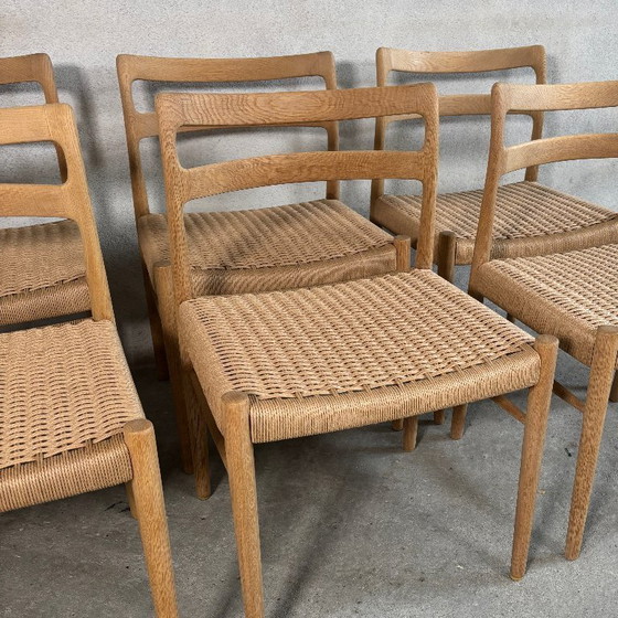Image 1 of Oak dining chairs by Søren Willadsen – Restored Danish vintage design