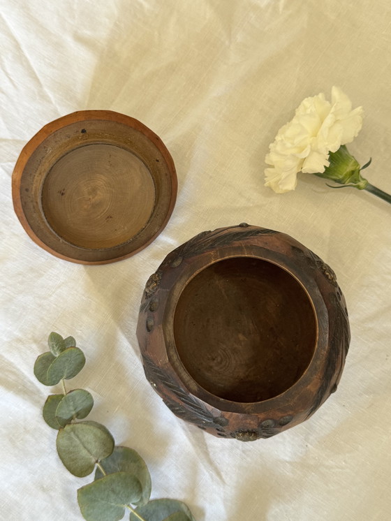 Image 1 of Holz- und Messingkiste