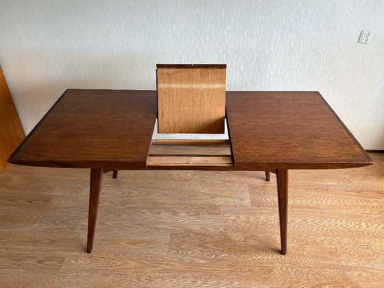 Image 1 of Mid - Century Teak Dining Table (1963) - Handmade & Extendable