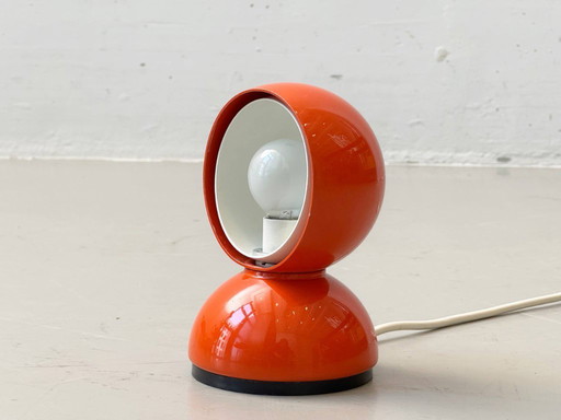 Eclisse Orange table lamp by Vico Magistretti for Artemide, Italy, 1960s