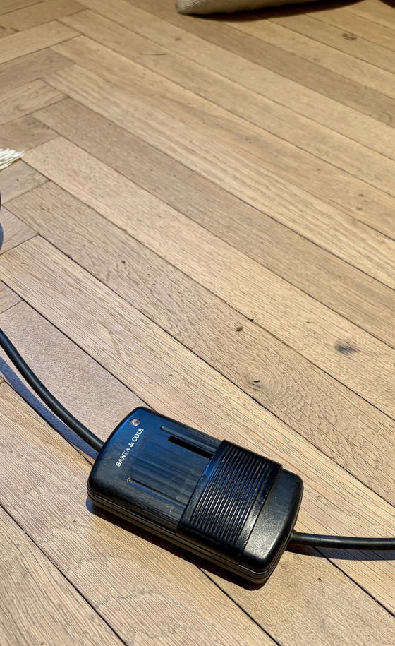 Image 1 of Santa and Cole “Diana” floor lamp on satin nickel