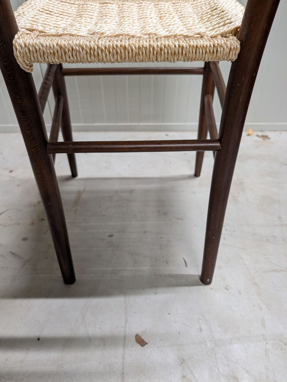 2 vintage kitchen chairs – Dining chairs, Textile, Wood (photo 6 of 15)