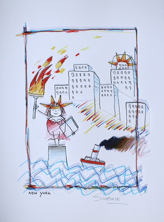 Image 1 of Schlote, Wilhelm - New York - Handsigniert - Giclee