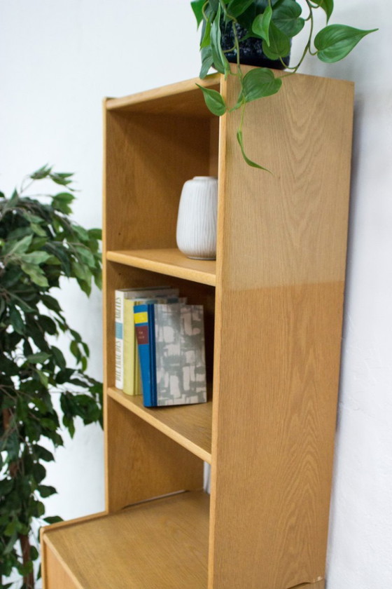 Image 1 of Libreria d'epoca a ripiani alti in rovere