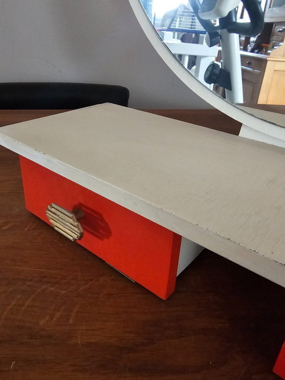 Image 1 of Table de toilette vintage Miroir de maquillage