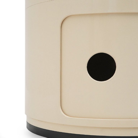 Image 1 of Mueble de almacenaje modular blanco de Anna Castelli para Kartell, años 70