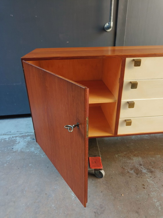 Formula credenza vintage elegante anni '60 design retrò stile danese – Formule Meubelen, Credenze, Metallo (photo 14 of 15)