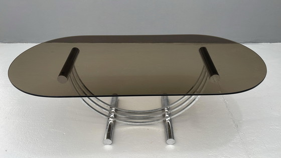 Image 1 of Table Hollywood Regency par Renato Zevi pour Banci Firenze, Italie, années 1970