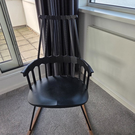 Kartell Combach Schommelstoel-Zwart – Schommelstoelen, Wood (photo 7 of 9)