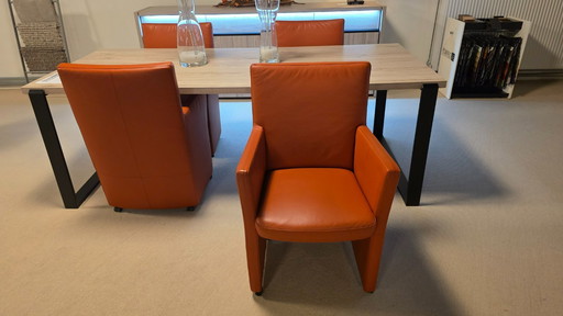 Armstoel Musterring Terra Cotta