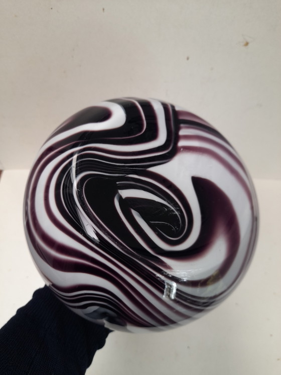 Bellissimo vaso in opalina parma e bianca – Vasi (photo 4 of 5)