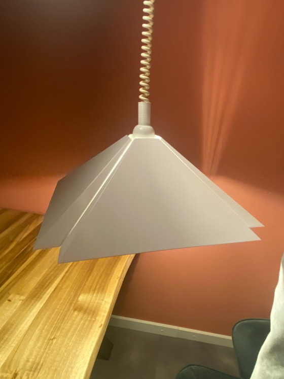 Lampada a Sospensione Dijkstra Piramide | Mid-Century Modern Olandese | Regolabile a Saliscendi | Anni '70 (photo 3 of 23)