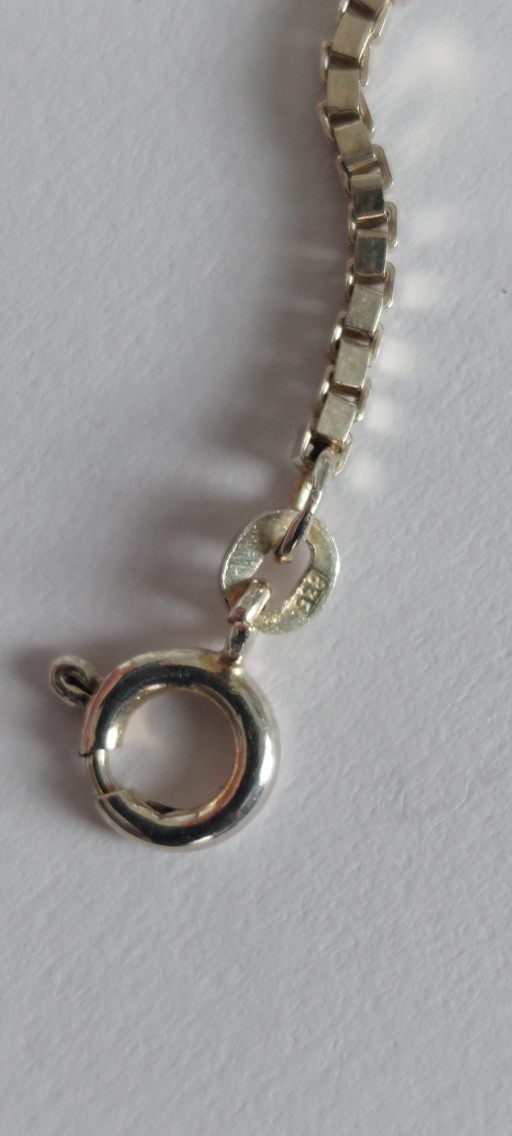 Vintage 835 Silver Venetian Chain, 60 cm (2 mm)