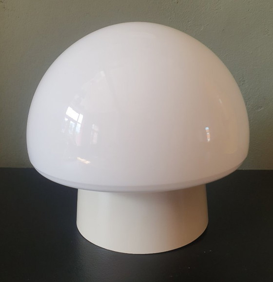 Image 1 of Vintage mushroom / champignon plafondlamp, Bauhaus stijl