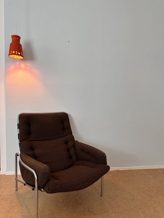 Image 1 of Original Martin Visser armchair - model SZ09 'Nagoya' - brown design icon