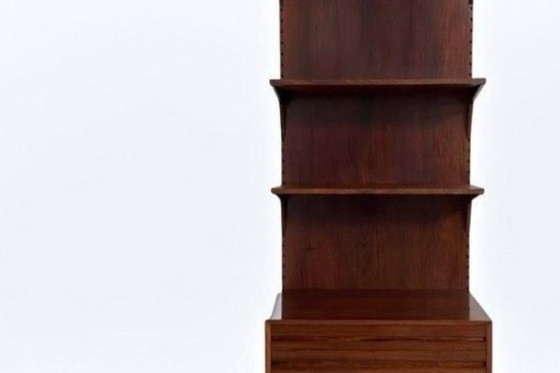 Poul Cadovius Royal System Paneel Plank Teak Mahonie Set, Opbergkast, Hout, Bruin, Mid Century Modern (foto 3 van 5)