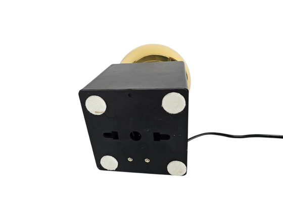 Image 1 of Diseño holandés - Space Age - Philips diseño lámpara bola de espejos - lámpara de mesa/escritorio - años 70