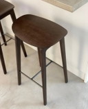 Barstool NY11 donker gerookt eikenhout
