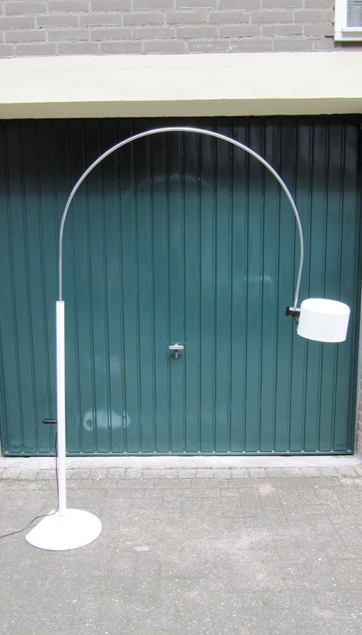 Joe Colombo Coupe Grote Boog Vloerlamp Oluce Italië 1967