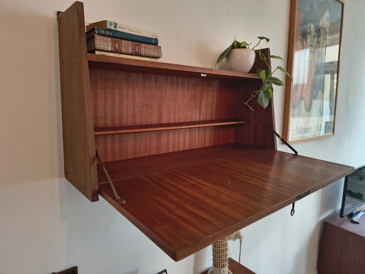 Armoire murale | Style années 60 | Teck | Danoise