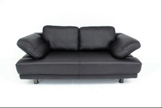 Image 1 of Design salotto in pelle nappa nera Rolf Benz