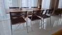 6 Eetkamer stoelen Miss B Chair van Tito Agnoli voor Pierantonio Bonacina