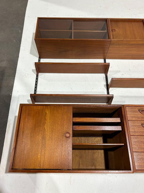 Sistema di pareti modulari in teak di Kai Kristiansen, danese, anni '60. – Armadi a muro, Wood (photo 13 of 22)