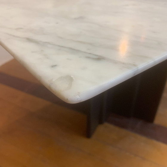 Image 1 of Square Dining Table Of Carrara Marble