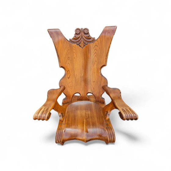 Sedia in rovere Oirschot / Gentleman Chair / Gentleman Chair / Sedia a artiglio / Anni '60 – Poltrone (photo 9 of 24)