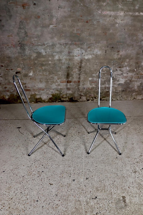 Image 1 of 2x Sedia pieghevole IKEA Isak - Niels Gammelgaard - 1989