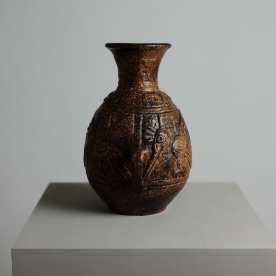 Jasba Model 1690-30 Sculpturale Keramische Vaas, West-Duitsland, c. 1970 – Vazen, Ceramic (photo 4 of 13)