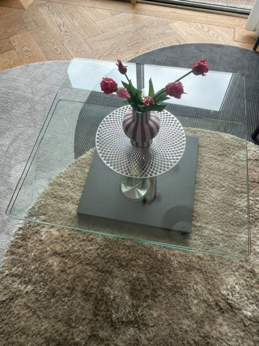 glass coffee table