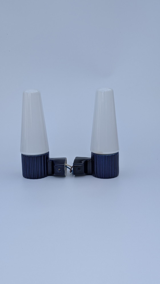 Image 1 of Wandlamp IFÖ 6020 en zeephouder in keramiek