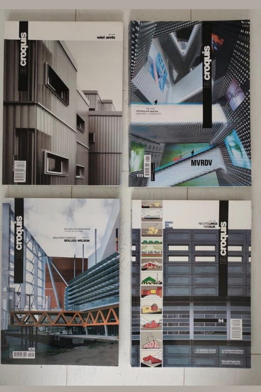 Revistas de Arquitectura El Croquis 4 partes - Paquete