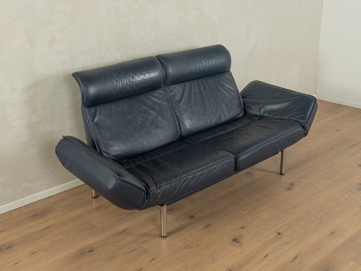 Modular DS-450 sofa by de Sede, in dark blue leather, 1990s