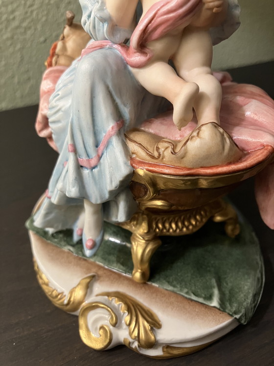 Image 1 of Capodimonte statue Mother & Child