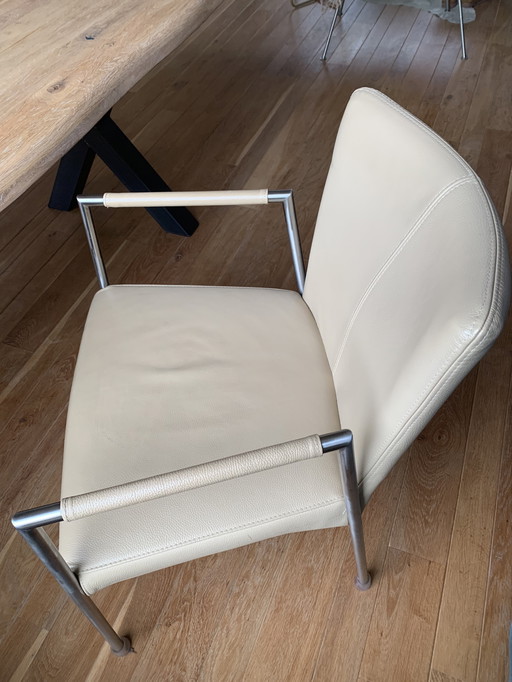 Leather dining chairs – set of 4 - stylish & comfortable on